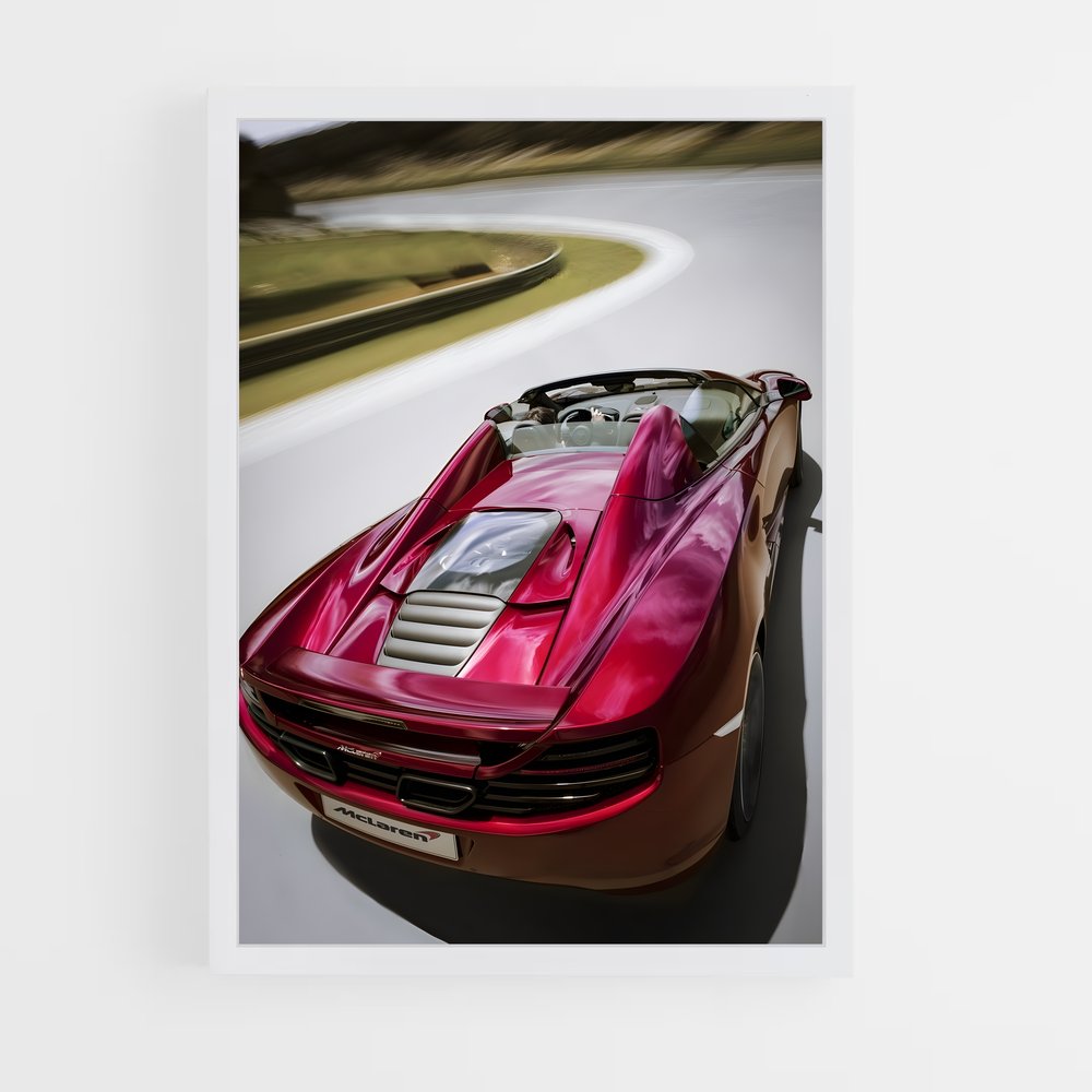 Poster Ferrari en Folie – affiche Mclaren (vue 3)